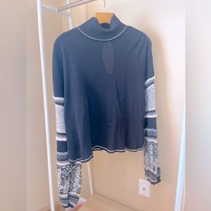 Free People Sweater Sleeve Top